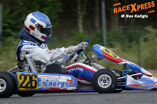 Niek Vos reed sterke finale